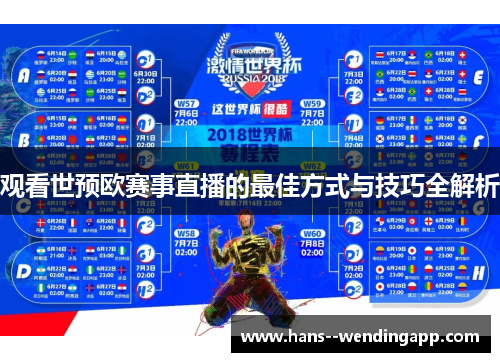 观看世预欧赛事直播的最佳方式与技巧全解析